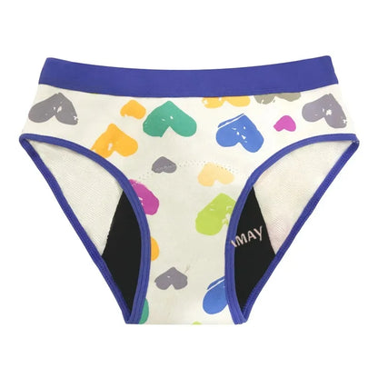 Leakproof Multi-color Fashion Print Women's Pads Absorbent Cotton Period Underwear Four-layer Physiological Pants for Girls