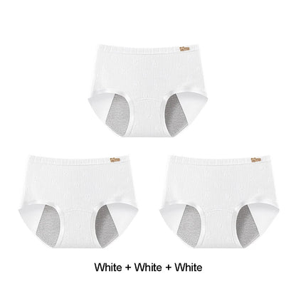 Briefs Panties Women Breathable Leak Proof Incontinence Triangular Panties Set Pack Women's Cotton Briefs Period Underwear Lady