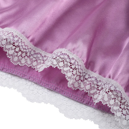 XL~5XL Plus Size Floral Embroidery Lingerie Nightdress - Sheer Mesh,Spaghetti Straps, Lace Trim. sexy lingerie,sexy adult female