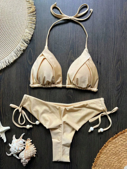 RUOTONGSEPT 2025 New Sexy 13 Color Triangle Bathing Suit for Women Brazilian Bikinis Swimwear Push Up Swimsuit Beach Bikini Set