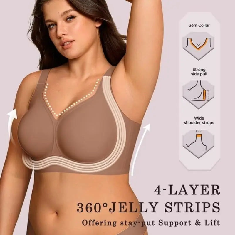 Soft Support V-Neck Comfort Bra