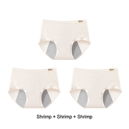 Briefs Panties Women Breathable Leak Proof Incontinence Triangular Panties Set Pack Women's Cotton Briefs Period Underwear Lady