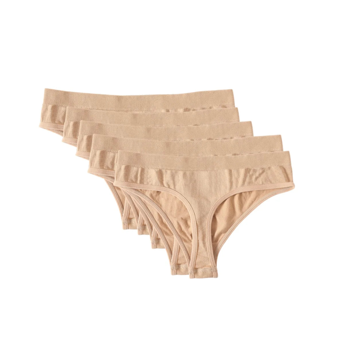 5Pcs/Set Seamless Panties Women Thongs Low Rise G-String Sport Underwear Female Underpants Lingerie Sexy Bottoms M-XL