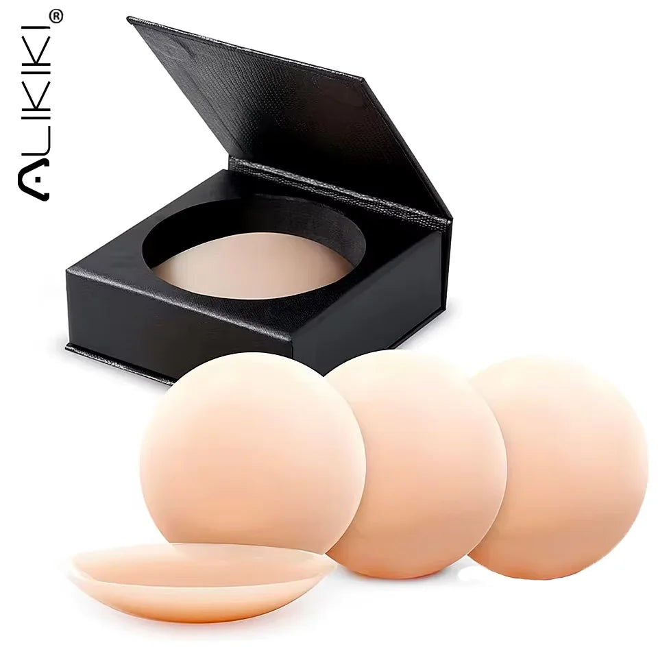 3 Pairs Reusable Nipple Covers Silicone Nipple Pasties For Women Adhesive Breast Petals Chest Sticker No Show Sticky Bra
