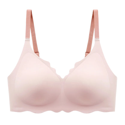 Sexy Seamless Breathable Underwear Women's No Wires Gathering Beautiful Back Sports Breast Reducing Sleeping Bra for Women