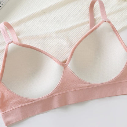 [set]Newest Sexy Lace Underwear Set Padded Bra Set Without Steel Ring Solid Women's Underwear Brassiere Comfortable Fitness Crop