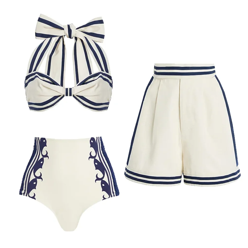 2025 High Quality One Piece Swimsuit Floral Ruffle Printed Push Up Women Bikini Set Swimwear Slimming Bathing Suit Beach Wear