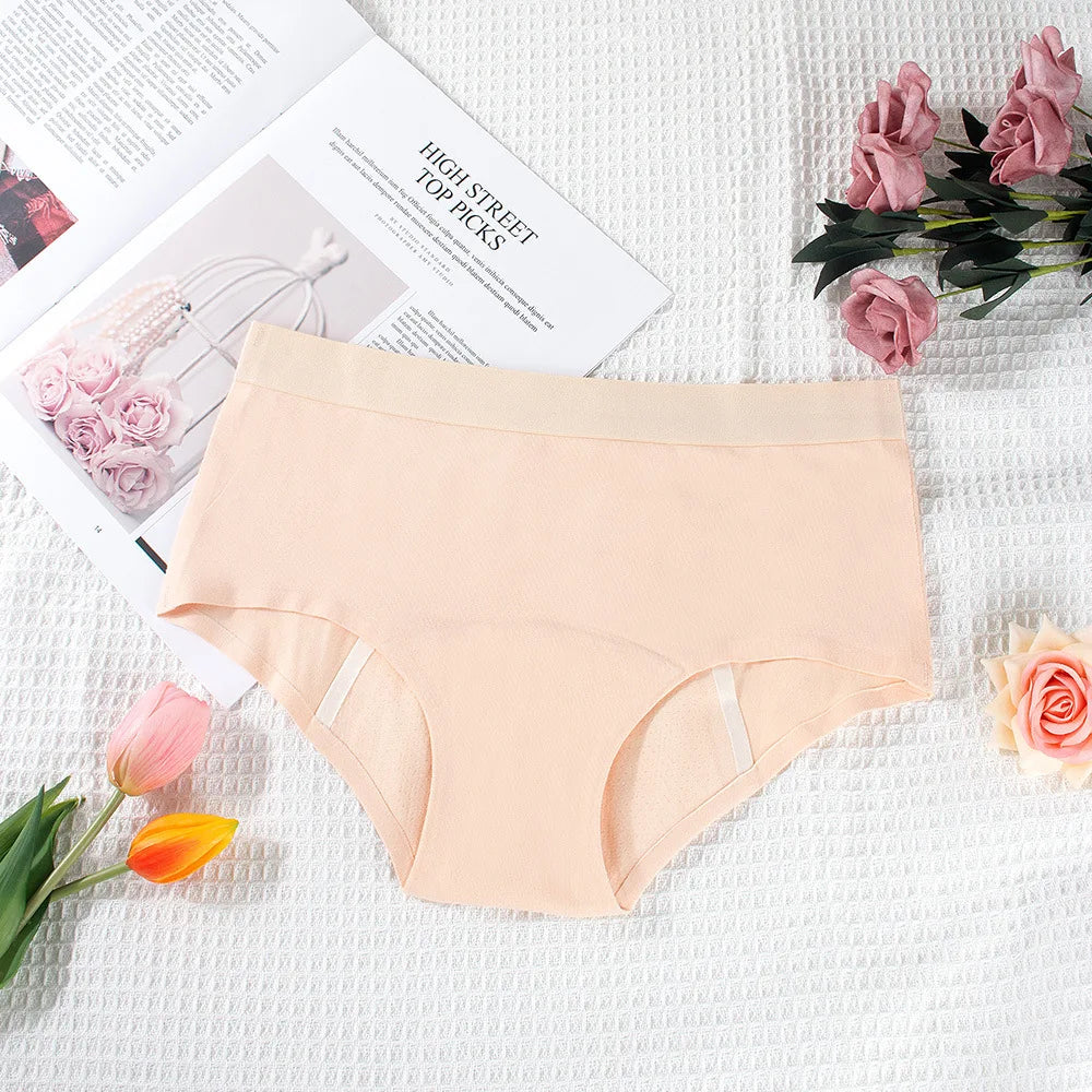 Women's Cotton Breathable Period Panties Leak Proof Health Seamless Briefs Soft Underwear  During Periods Dropshipping