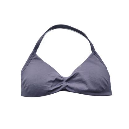 Impact Bra Women's Strappy Backless Halter Sports Bra With Removable Cups Seamless Yoga Gym Workout Activewear Fitness Clothing