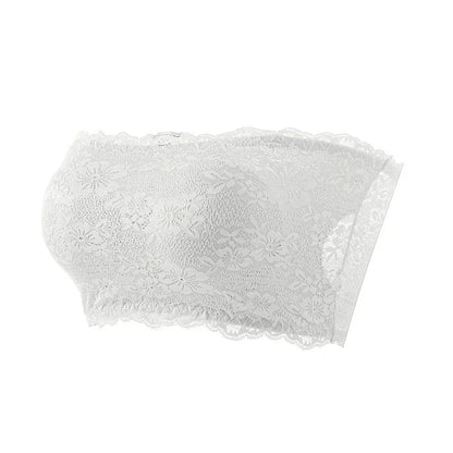 Women's Plus Size Body Shaping Underwear Strapless Sexy Lace Bra Comfortable Breathable Sports Bra
