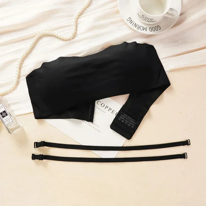 Women Sexy Strapless Bra Push Up Wireless Bras Beauty Back Non Slip Seamless Invisible Bralette Without Straps Ladies Lingerie