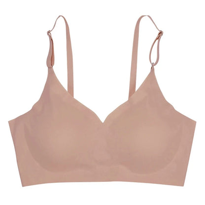 Seamless Bras for Woman Push Up Underwear Sleep Removable Padded Bralette One Piece Brassiere Wireless Comfort Intimate