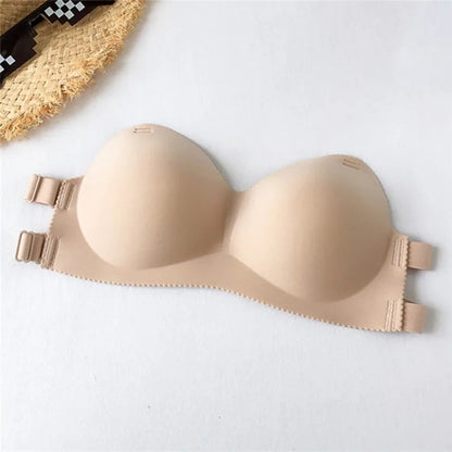 Invisible Sexy Strapless Bra Invisible Push Up Bralette Lingerie Underwear Seamless Wireless Solid Without Straps Bras Yoga Bra