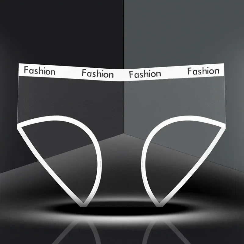 Transparent Mesh Underwear for Women Summer Ultra-thin Briefs Seamless Sexy Panties Perspective Female Triangle Underpants