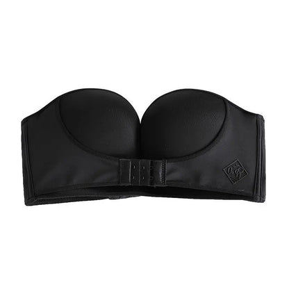 FINETOO Front Closure Strapless Bra For Woman Sexy Invisible Bras Underwear Female Push Up Brassiere One-piece Wireless Bralette