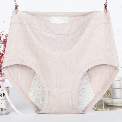 6XL Leak-Proof Menstrual Briefs For Women Cotton Panties Lingerie Physiological Underpants Period Underwear Female Intimates