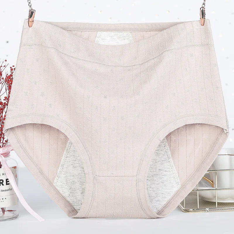 6XL Leak-Proof Menstrual Briefs For Women Cotton Panties Lingerie Physiological Underpants Period Underwear Female Intimates