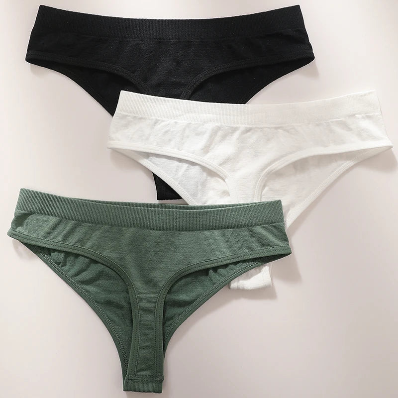 5Pcs/Set Seamless Panties Women Thongs Low Rise G-String Sport Underwear Female Underpants Lingerie Sexy Bottoms M-XL