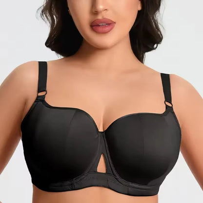 Womens Push Up Minimizer Bra Full Cup Underwire Female Smooth Plus Size Lingerie 75 80 85 90 95 D E F G H I EU Size