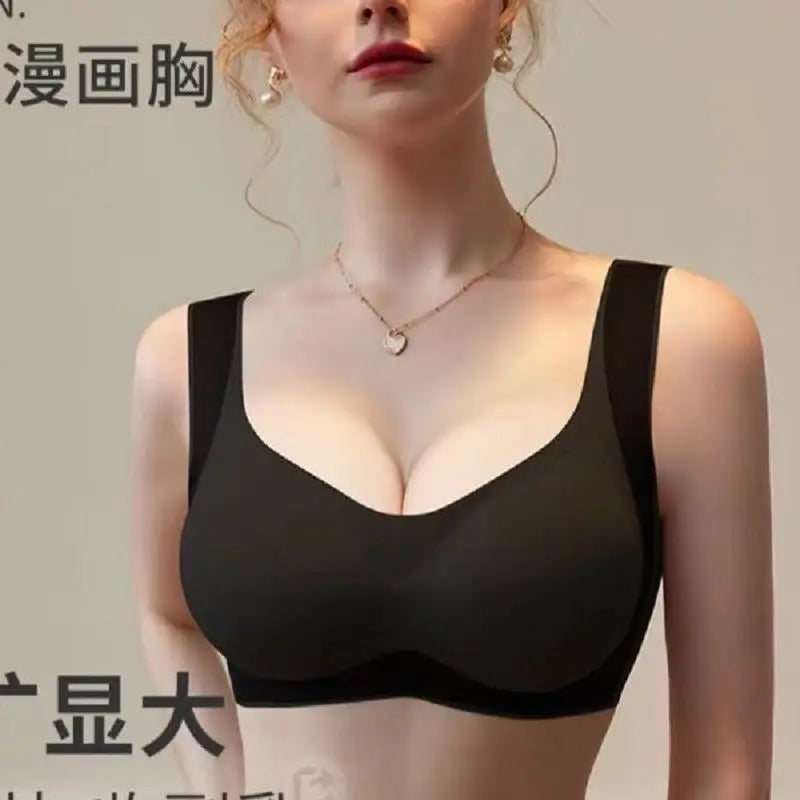 12CM Extreme Push Up Bra Lift Shape Plus Size Bras Side Support Full Coverage T-shirt Bra for Women Curvy Enhancer No Side Bulge