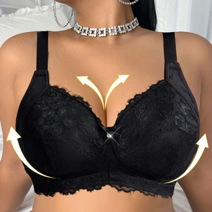 Minimizer Bra 110F Plus Size Full Coverage Support Side Smoothing Wireless  Bra for Large Bust Reduce Apparent Anti-Sagging