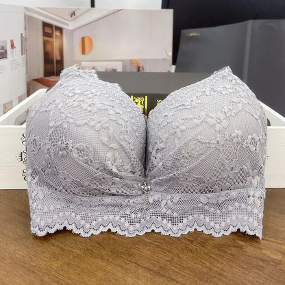 Ultra Push-Up Bra 12CM Extreme Padding for Small Chest Wireless Seamless Plunge Bra with Side Support Enhancer for Flat Chest