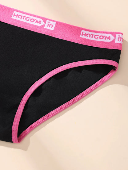 6Pcs/Set Women Cotton Panties Soft Underpants Sexy Black Underwear Girls Briefs Breathable Stretch Panty Female Lingerie XS-L