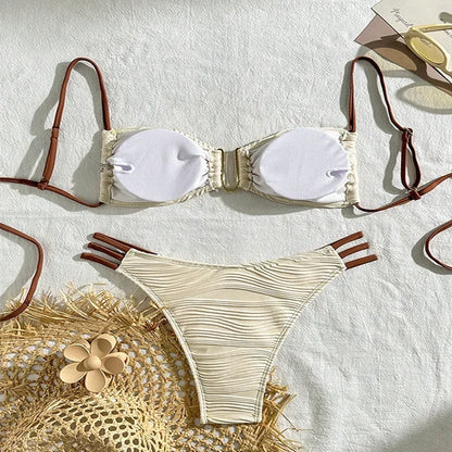 Sexy Swimsuits Women's Swimwear Bikinis Push Up Female Beach Swim Wear Bathing Suits Brazilian Bikini Set купальник женский