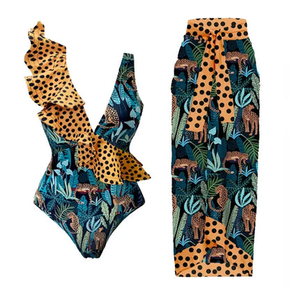 2023 Sexy Fashion One Piece Swimsuit Solid 3D Flower Summer Women Swimwear Beachwear Summer Luxury Monokini Bathing Suit