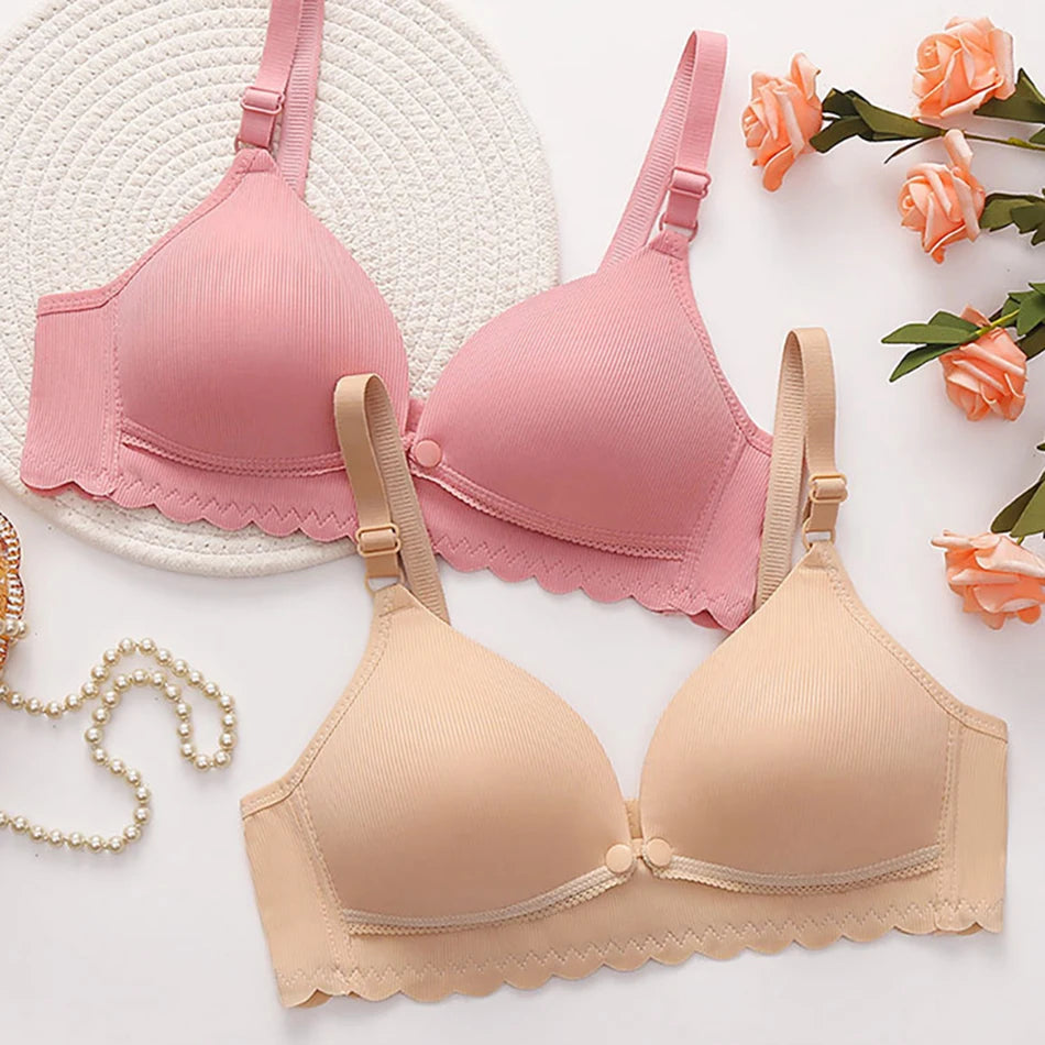 Women Pregnancy Nursing Bra Comfortable Anti Sagging Front Opening Buckle Postpartum Breastfeeding Convenient Bras New