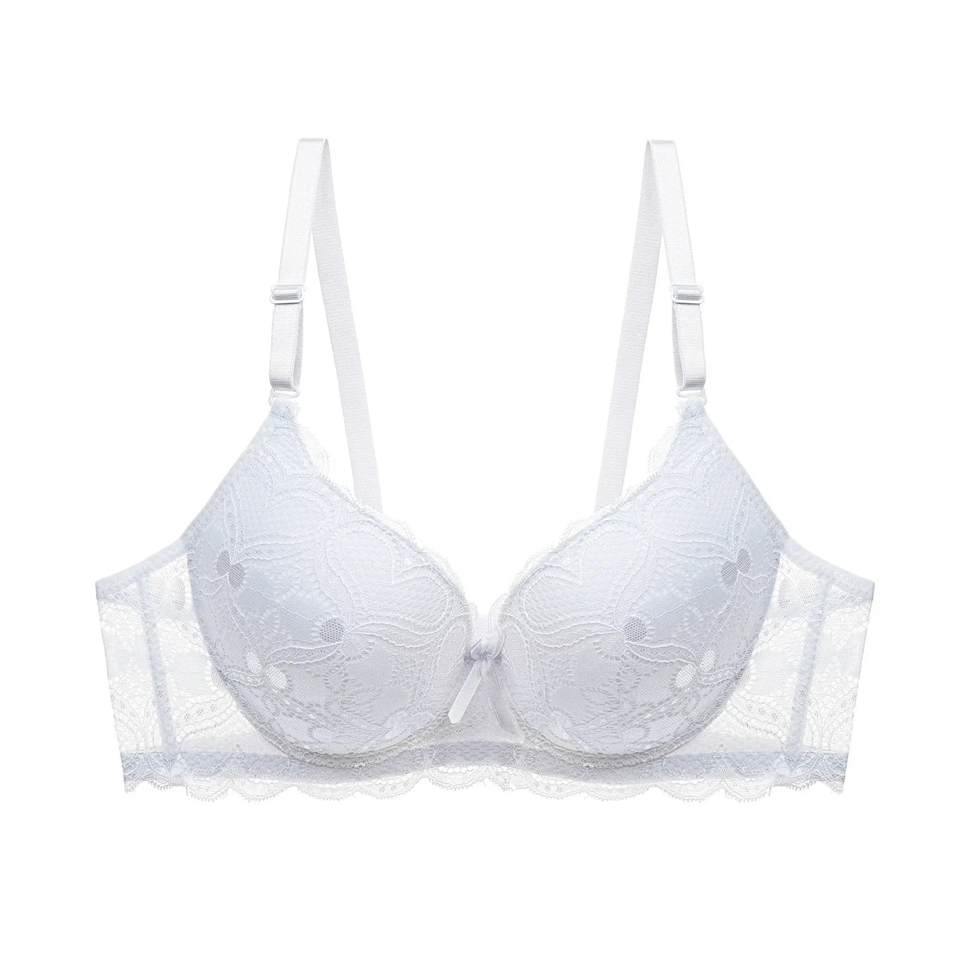 Sexy Push Up Bras for Women 75 80 85 90 95 B C Cup Thick Padded Underwear for Girls 3/4 Cup Plunge Bra Female Lingeries