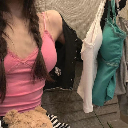 Crop Top Women Sexy Sleeveless Tops Fashion Female Underwear Lady's Camisole Girl Basic T-shirt Vest Lingerie Bras Tube Tops Hot