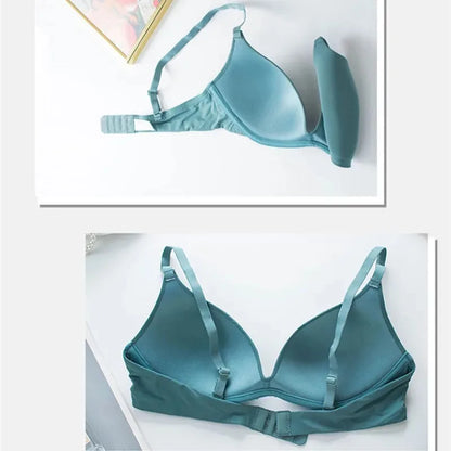 Backless Bras For Women Seamless Underwear Sexy Lingerie 3/4 Cup Bralette Top Wireless Brassiere Intimates Comfort T Shirt Bra