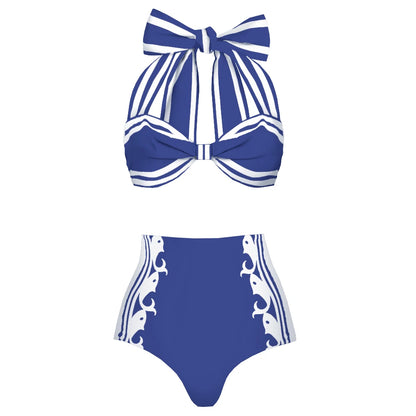 2025 High Quality One Piece Swimsuit Floral Ruffle Printed Push Up Women Bikini Set Swimwear Slimming Bathing Suit Beach Wear