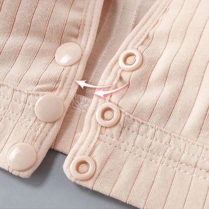 Cotton Nursing Bra for Pregnant Women Padded Ribbed Wire-Free Breathable Bralette Front Opening Breastfeeding Maternity Clothing