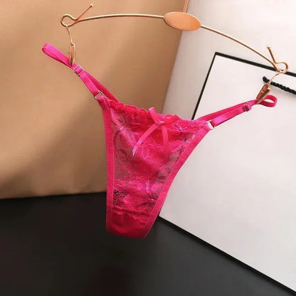 Mesh Lace Transparent Thong Women Panties Underwear Women Seamless G-String Female Underpants Intimates Lingerie Thong