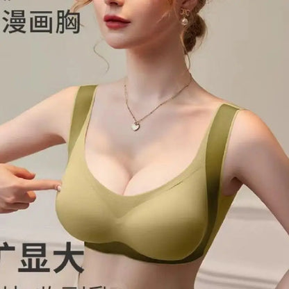 12CM Extreme Push Up Bra Lift Shape Plus Size Bras Side Support Full Coverage T-shirt Bra for Women Curvy Enhancer No Side Bulge