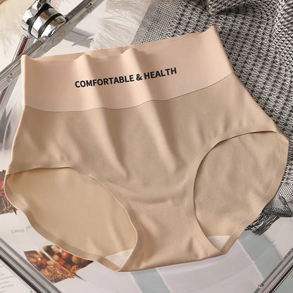 FallSweet 4PCS High Quality Women's Cotton Panties Seamless Briefs Plus Size Woman Lingerie Sexy Female Invisible Underwear M-XL