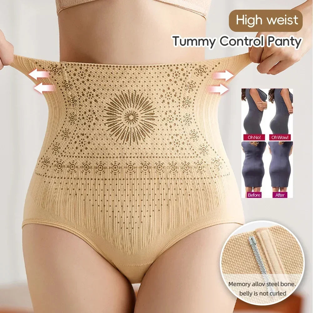 Women Slimming Butt Lifter Underwear High Waist Flat Belly Shaping Panties Underpants Seamless Tummy Control Shapewear Postpartu
