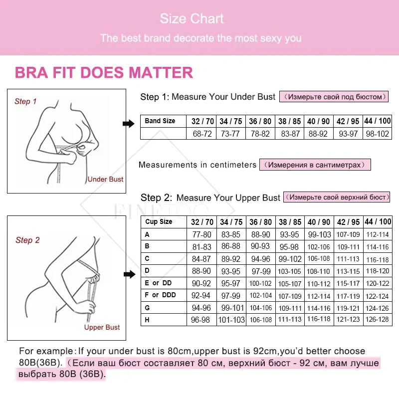 FINETOO Front Closure Strapless Bra For Woman Sexy Invisible Bras Underwear Female Push Up Brassiere One-piece Wireless Bralette