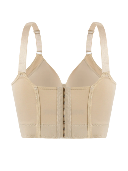 Western sizes of underwear  with steel rims, gathered together to prevent sagging, sporty and beautiful back, deep V-bra