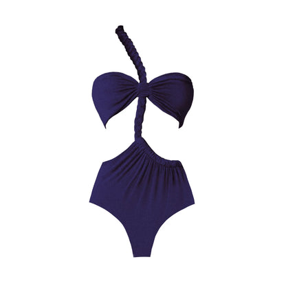 New 3Pcs Crochet Bikini Women Swimsuit Sexy Swimwear Halter Biquini Push Up Swim Suit Strappy Bodysuit Female Bathsuit Beachwear