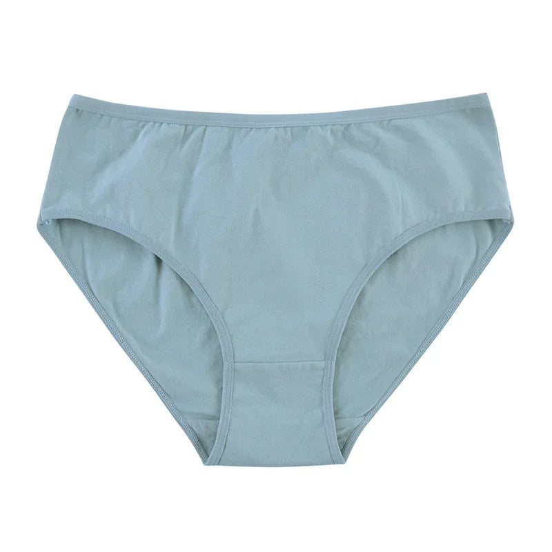 3PCS/Set Women Sexy Seamless Cotton Panties Big Size Underwear Female Underpants Girls 6 Solid Color Soft Briefs Lingerie 8815