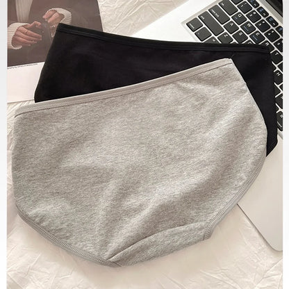 3pcs Women's Seamless Pure Cotton Panties Fashionable Breathable Underwear Female Large Size Sexy Soft Daily Breifs