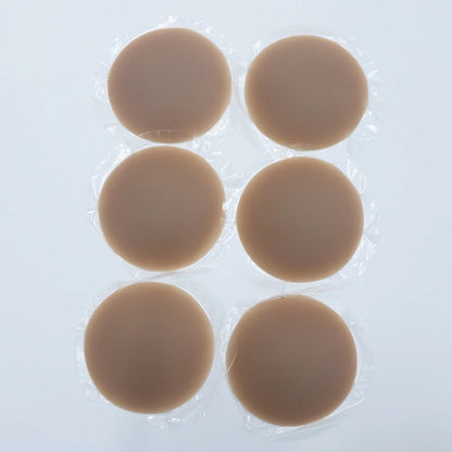 3 Pairs Reusable Nipple Covers Silicone Nipple Pasties For Women Adhesive Breast Petals Chest Sticker No Show Sticky Bra