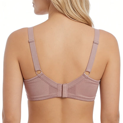 Sheroine Plus Size Floral Lace Underwire Bra, Minimizer Full Coverage Non Padded Support Bra for Everyday Comfort & All-Day Wear
