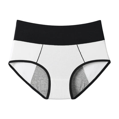 High Waist Menstrual Panties Woman Breathable Women's Cotton Briefs Plus Size M-4XL Physiological Leak Proof Period Underwear