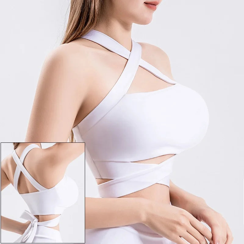 Cloud Hide Black Sports Bra Women Fitness HOT Girl Underwear Push Up Yoga Crop Top Bras Solid Athletic Vest Gym Shirt Sportswear