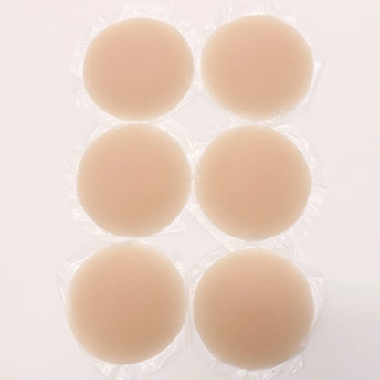 3 Pairs Reusable Nipple Covers Silicone Nipple Pasties For Women Adhesive Breast Petals Chest Sticker No Show Sticky Bra