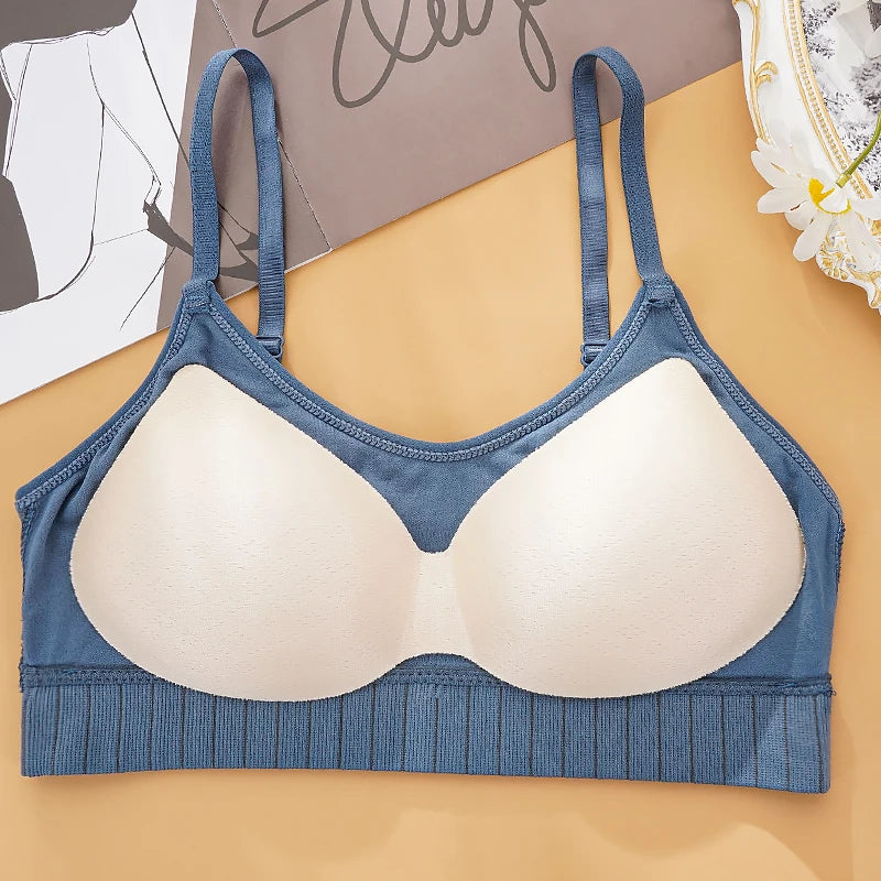 Sexy Wireless Bralette Seamless Women Bra Padded Sleep Tops U-Shaped Back Sports Crop Lingerie Breathable Top Underwear